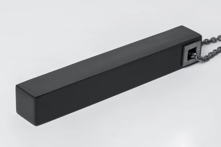 Cuboid Necklace 204-1-JET+KA