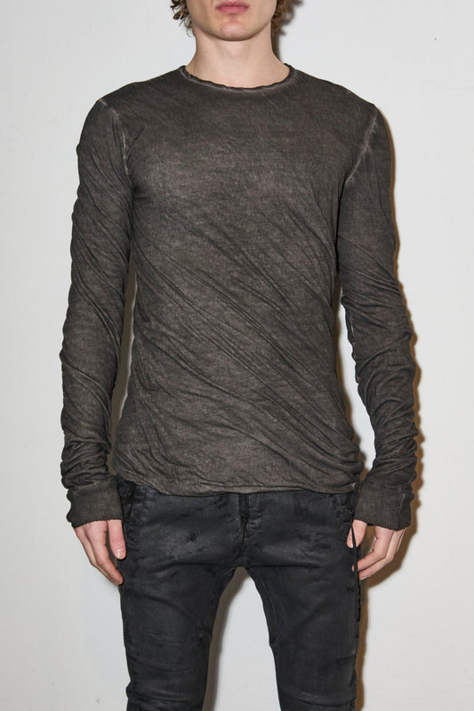 Anthracite Resin Double Layer L/S T-shirt