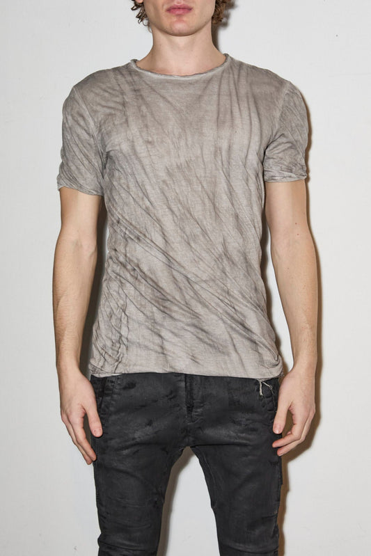 Pearl Grey Double Layer S/S T-shirt