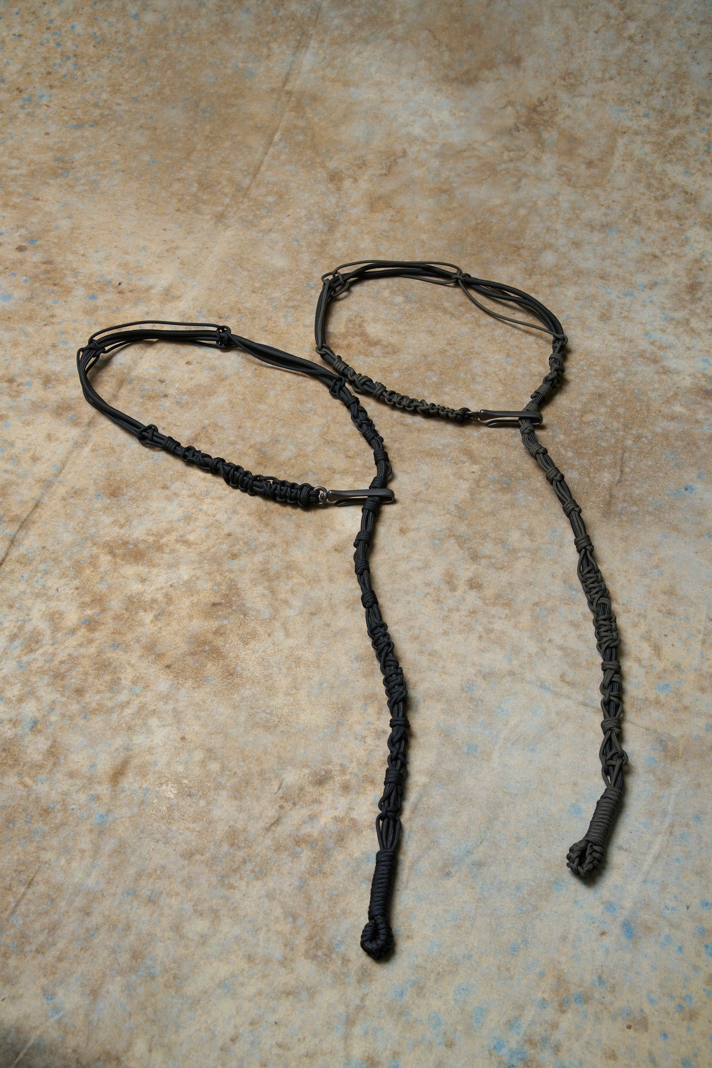 Black Collaboration with TOLAN Handknit Rope Belt