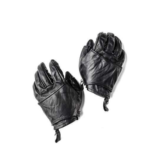 Black Horse Leather Layered Gloves
