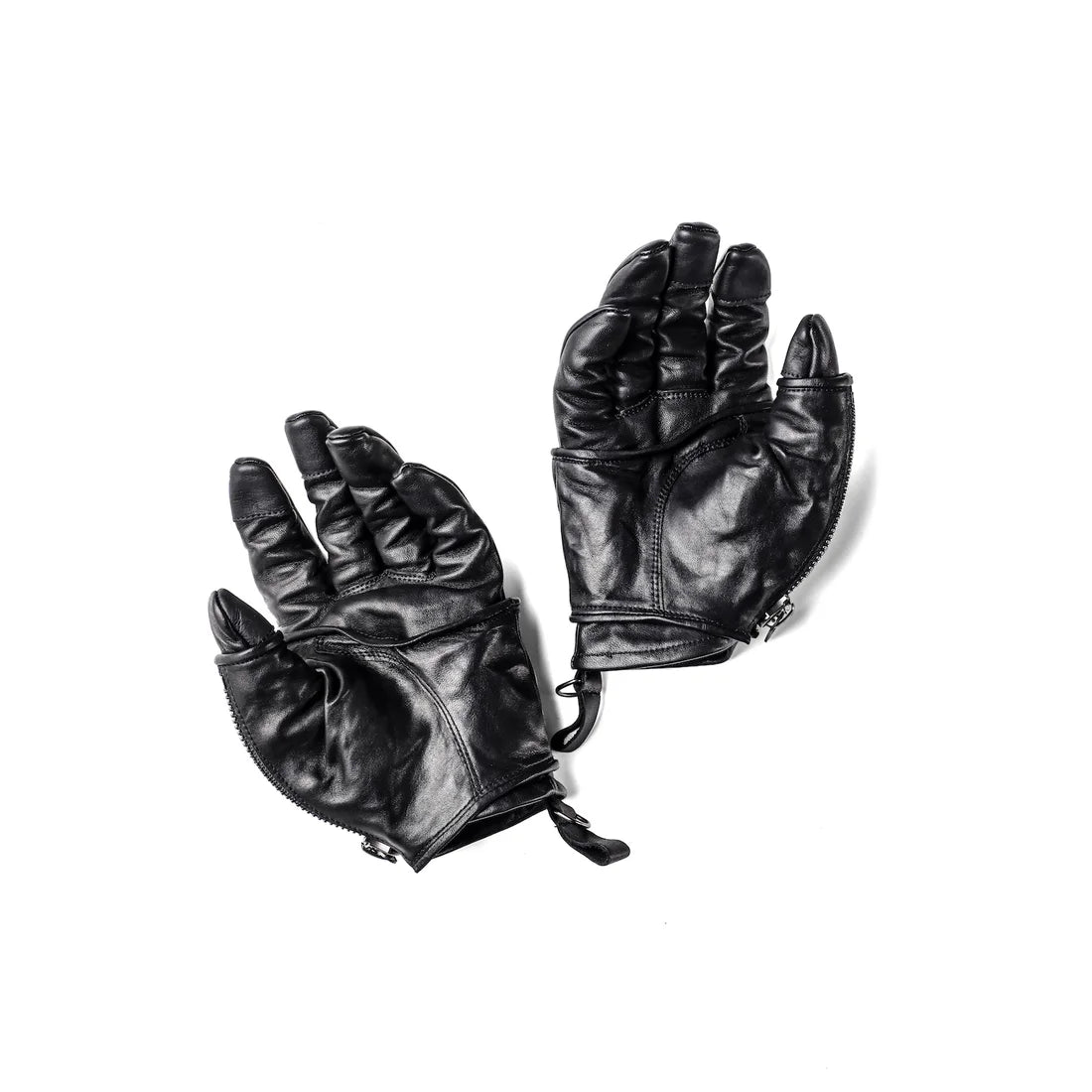Black Horse Leather Layered Gloves