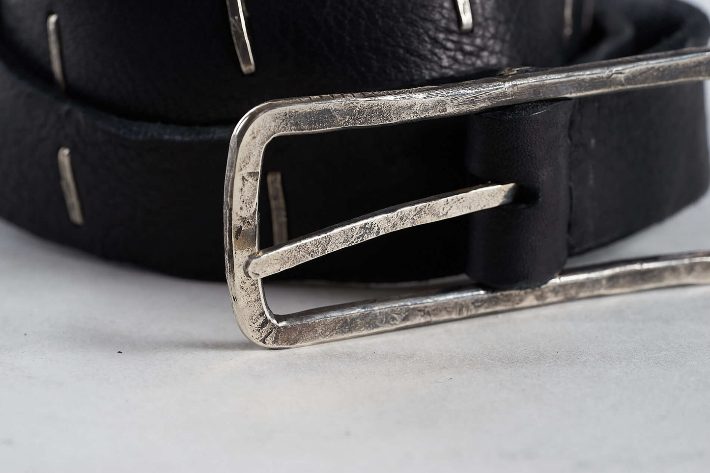 Black 925 Silver Staples RUNA GR Belt