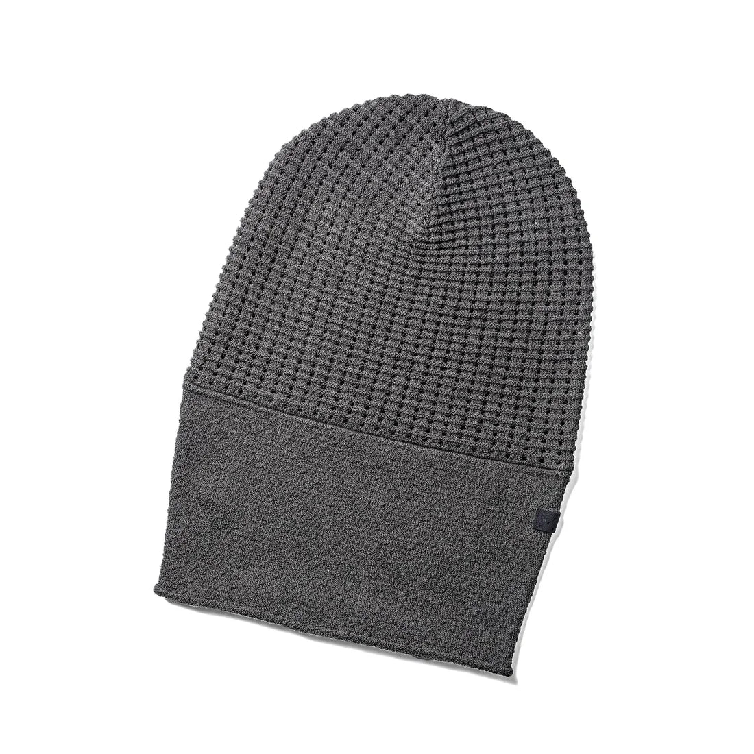 Grey Cotton Blend Knit Cap