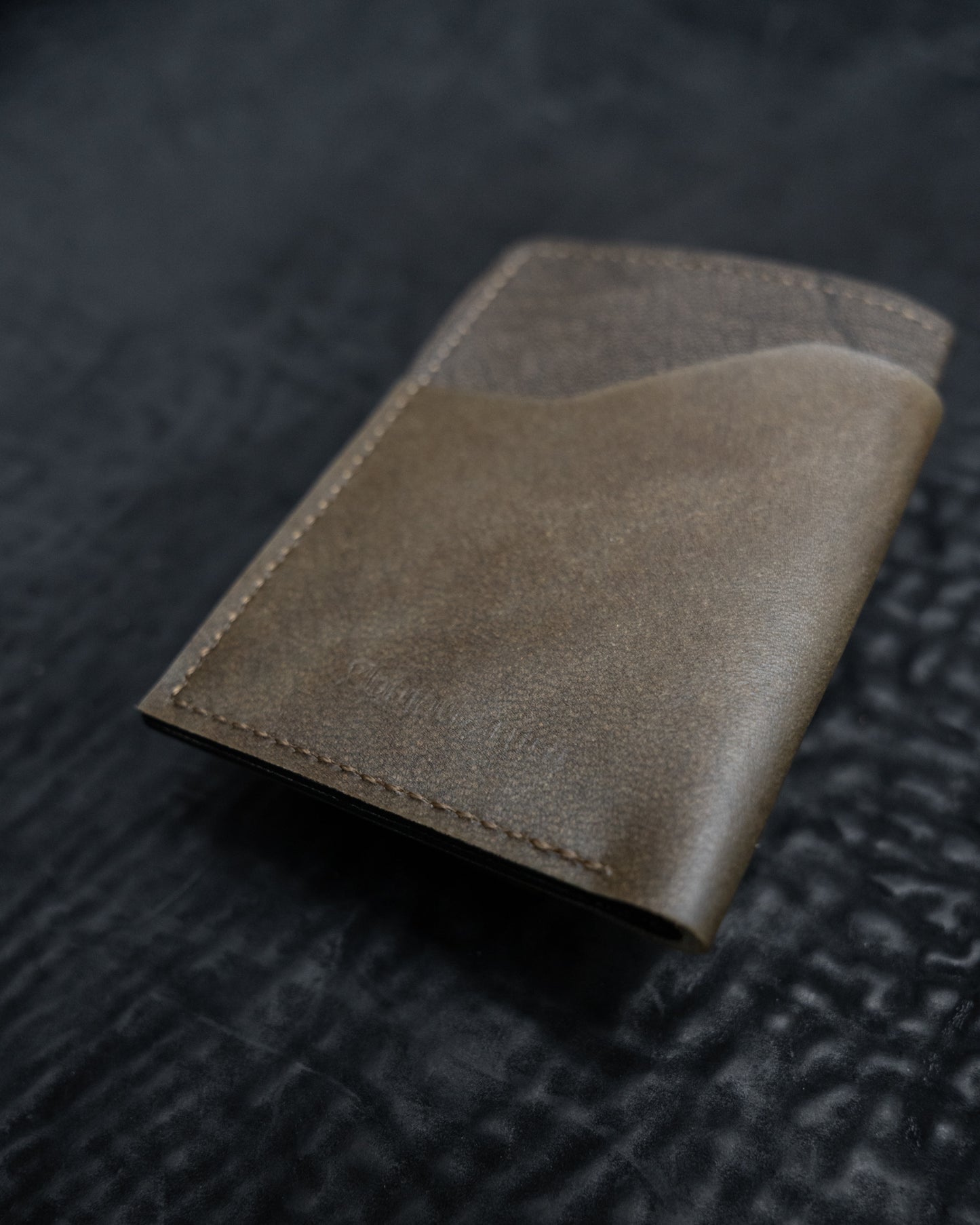 Translucent Horsehide + Goat Angulo Card Case