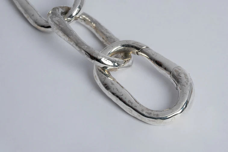Roman Small Link Bracelet w/ Small Closed Link E1702-33-PA