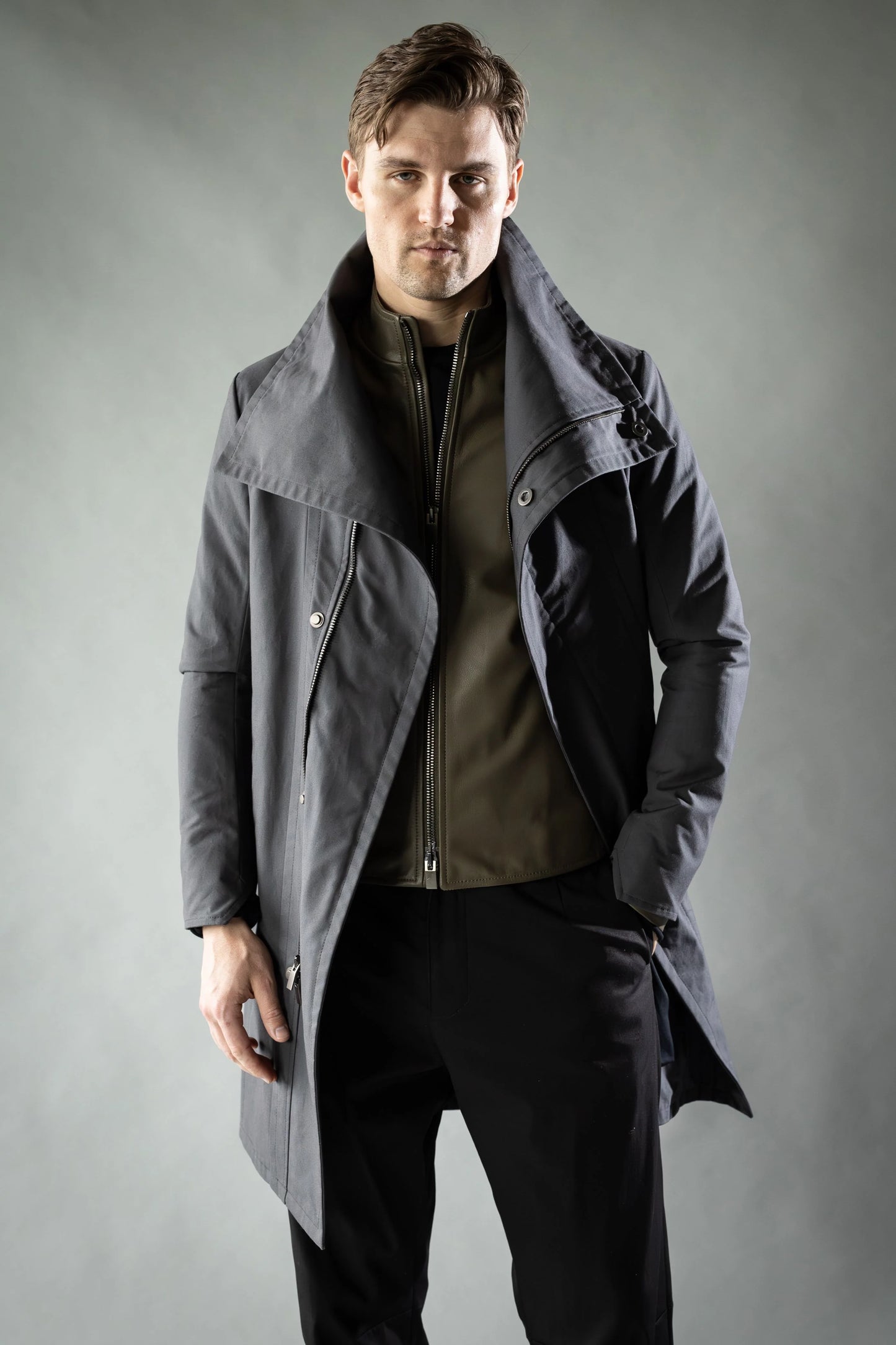 Alloy Grey Ventile Cotton FOUNDATION COAT