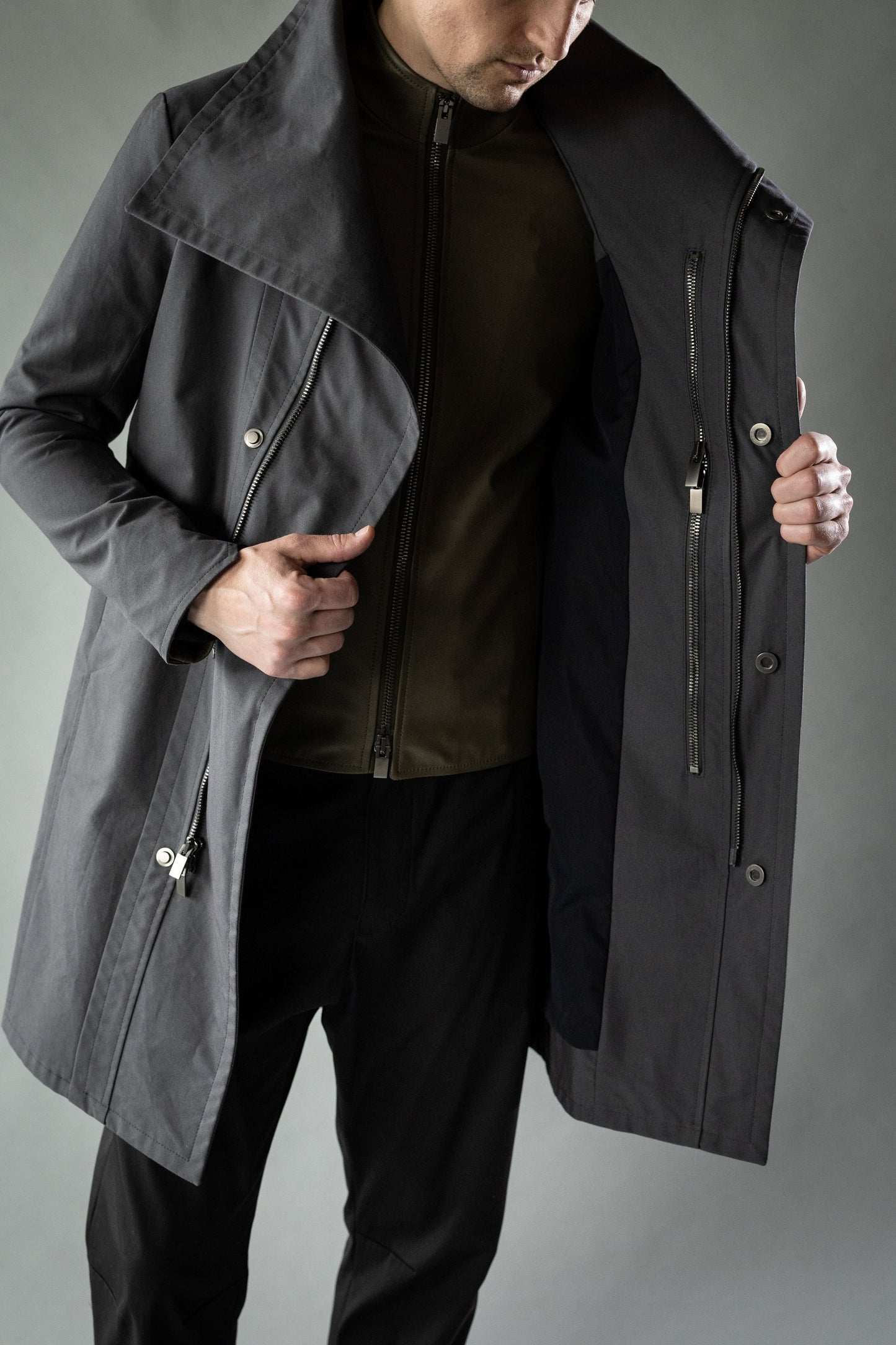 Alloy Grey Ventile Cotton FOUNDATION COAT