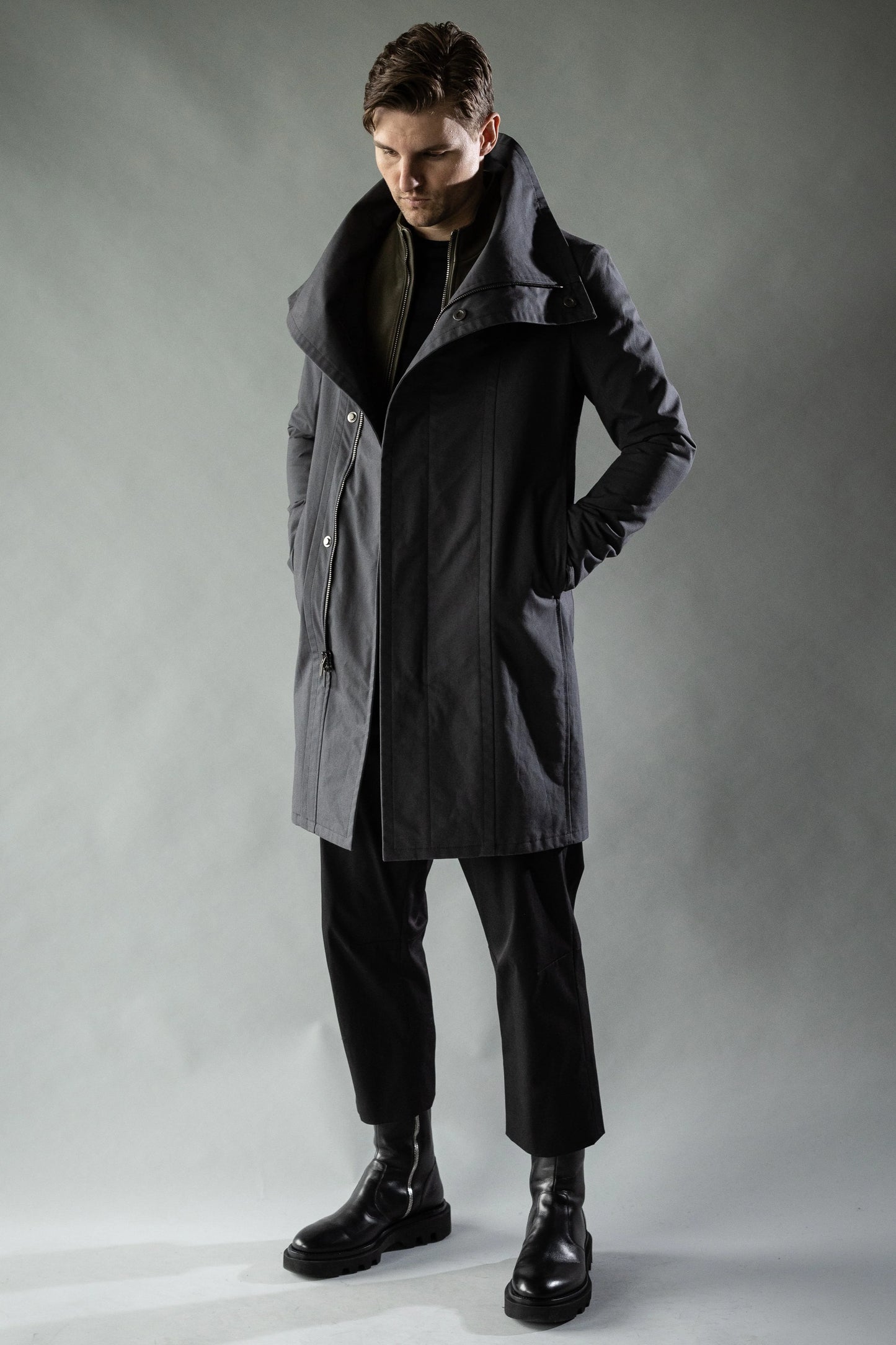 Alloy Grey Ventile Cotton FOUNDATION COAT