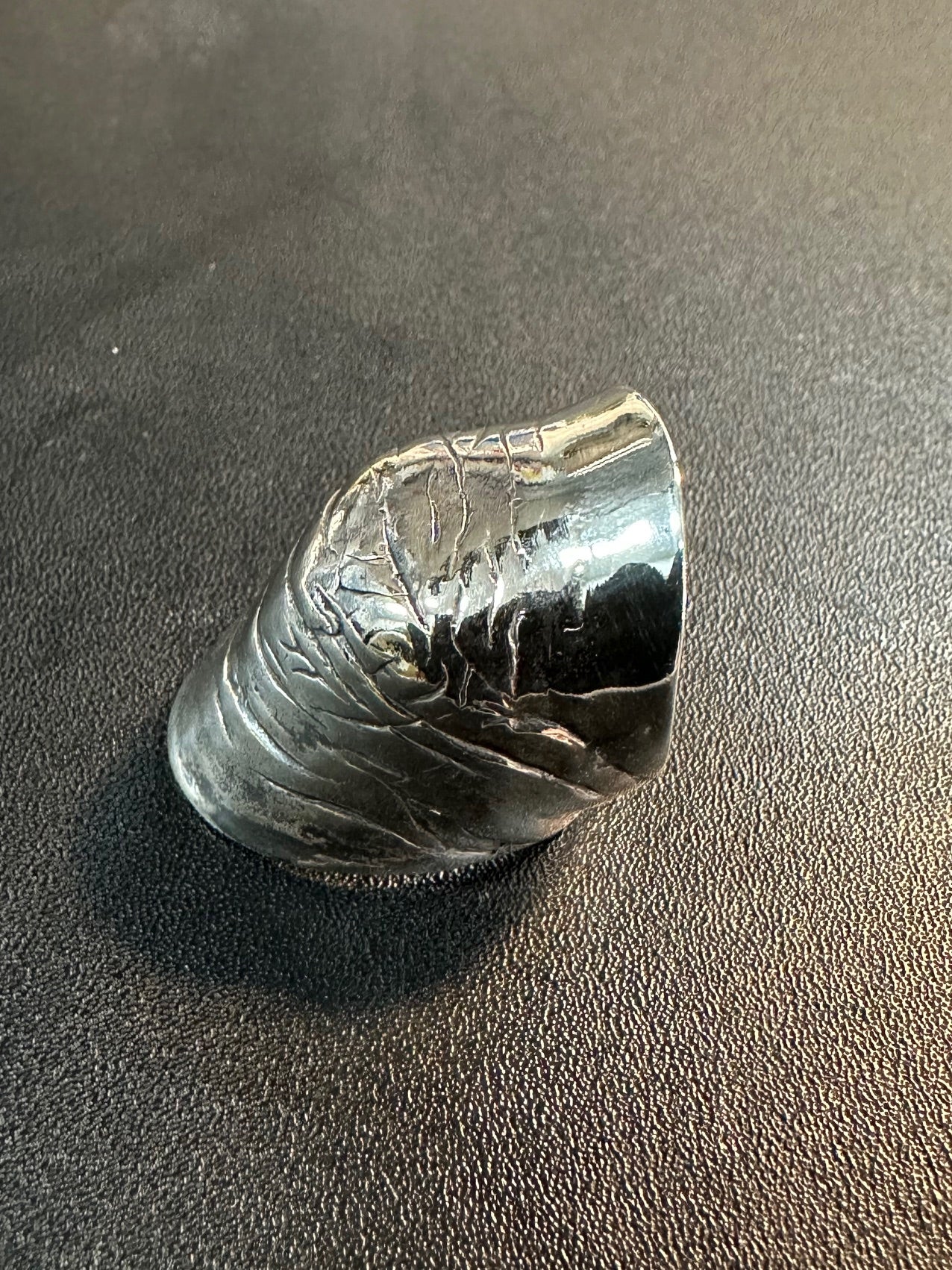 Sterling Silver Wrinkles Knuckle Finger Ring