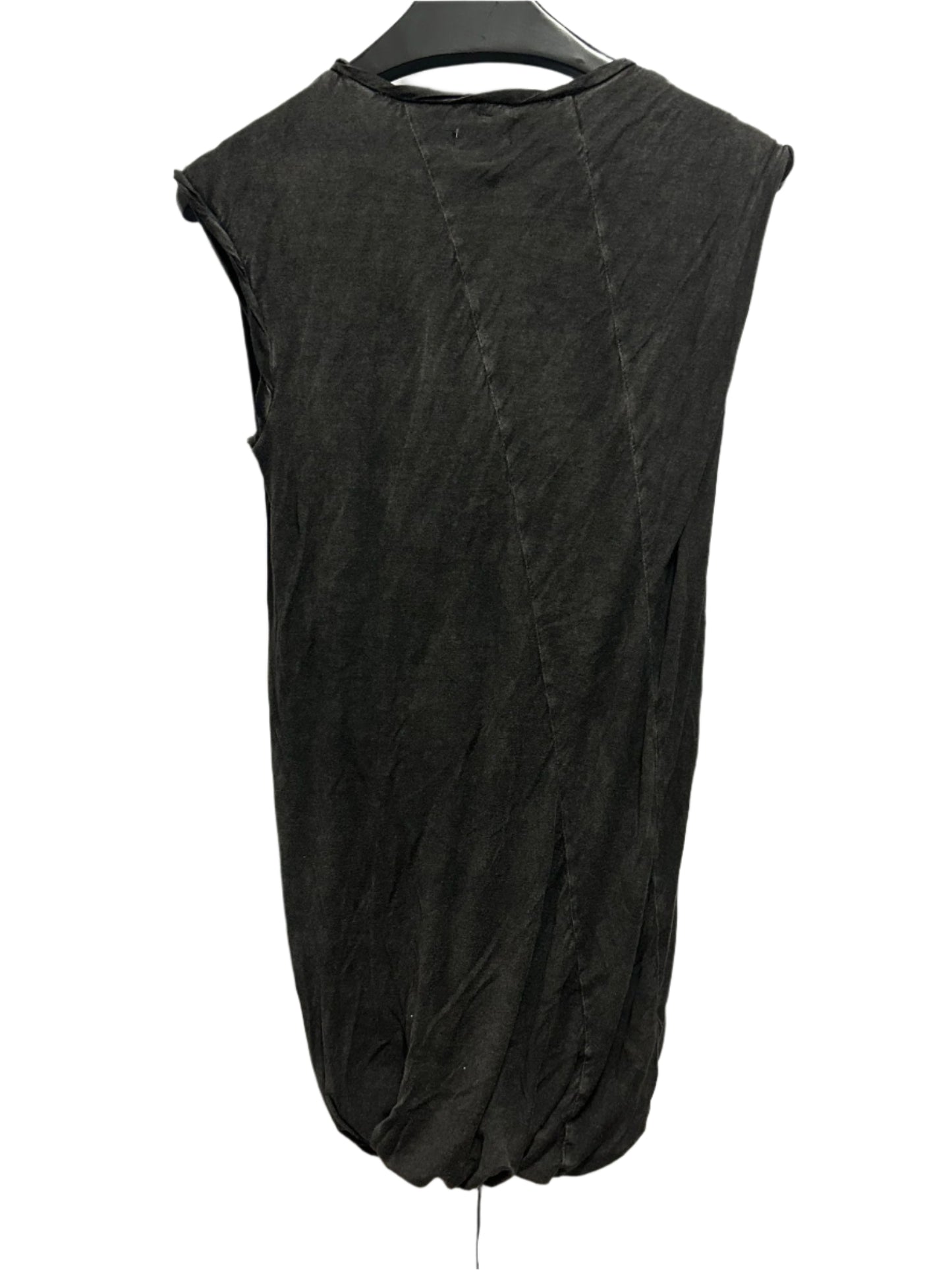 Anthracite Wash Sleeveless Double Layer T-shirt