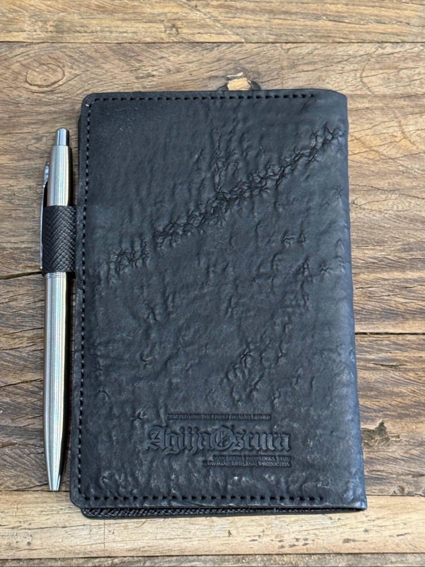 Black Reverse Culatta Passport Folio