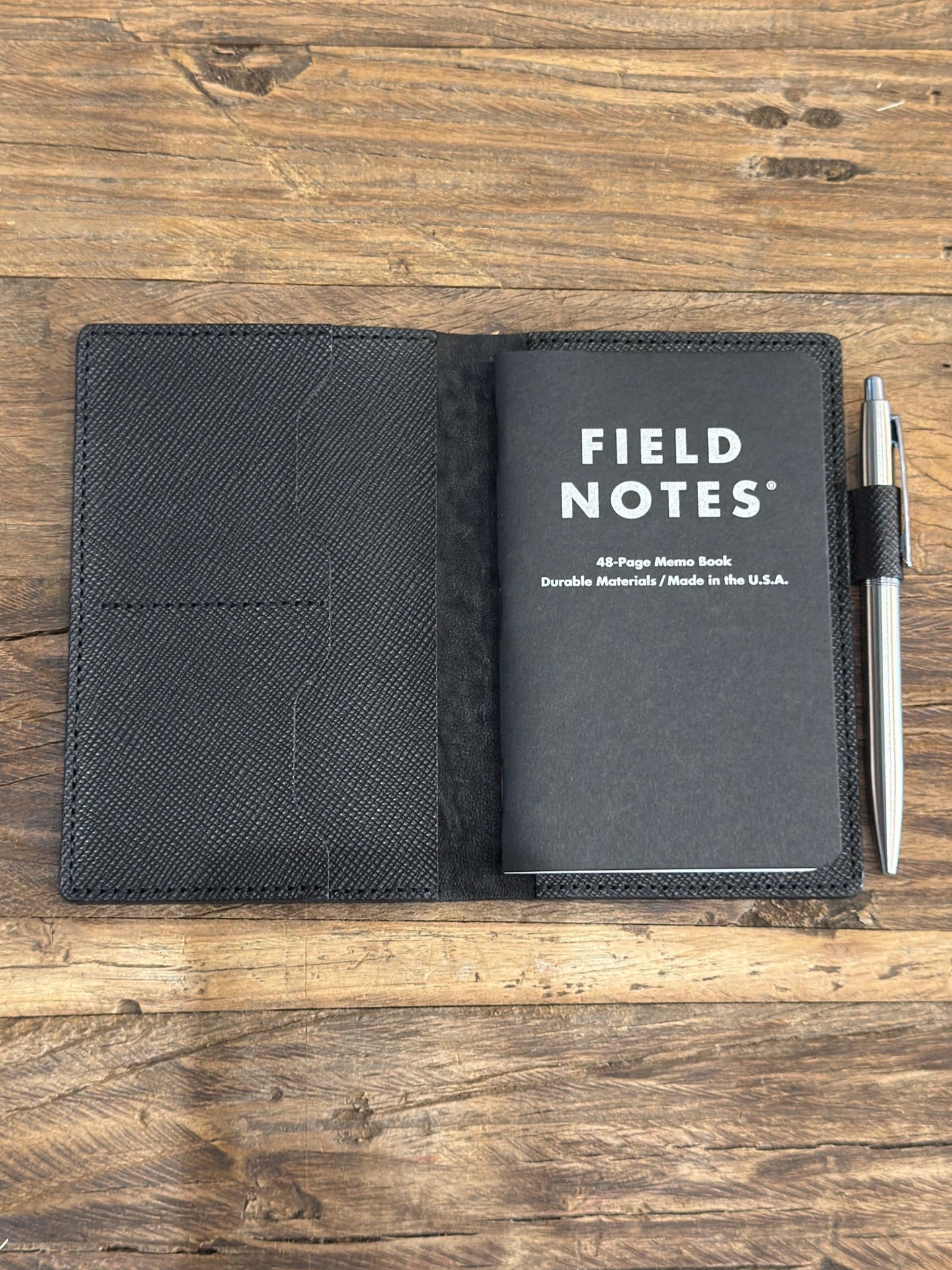 Black Reverse Culatta Passport Folio