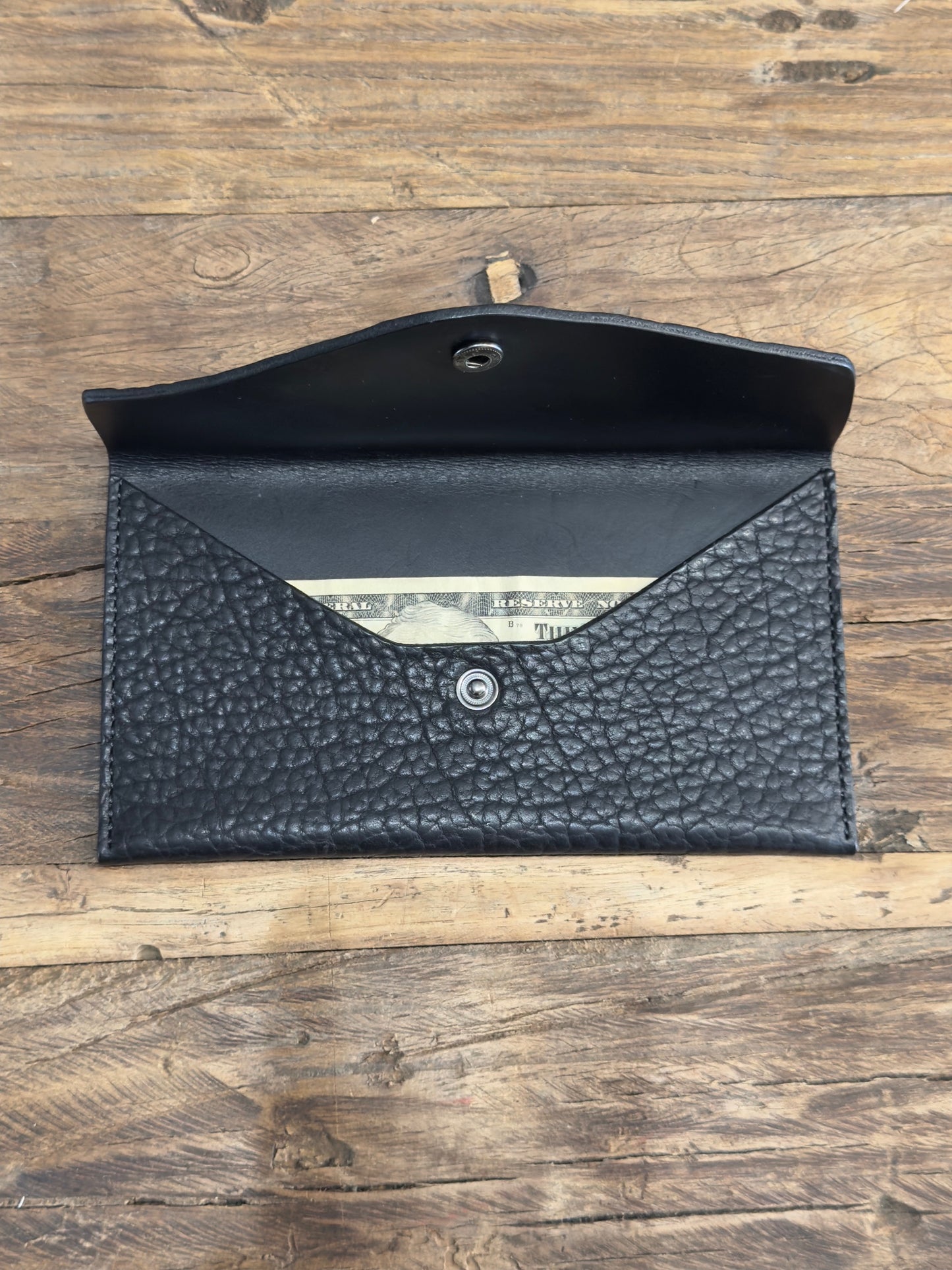 Black Bison Currency Snap Wallet