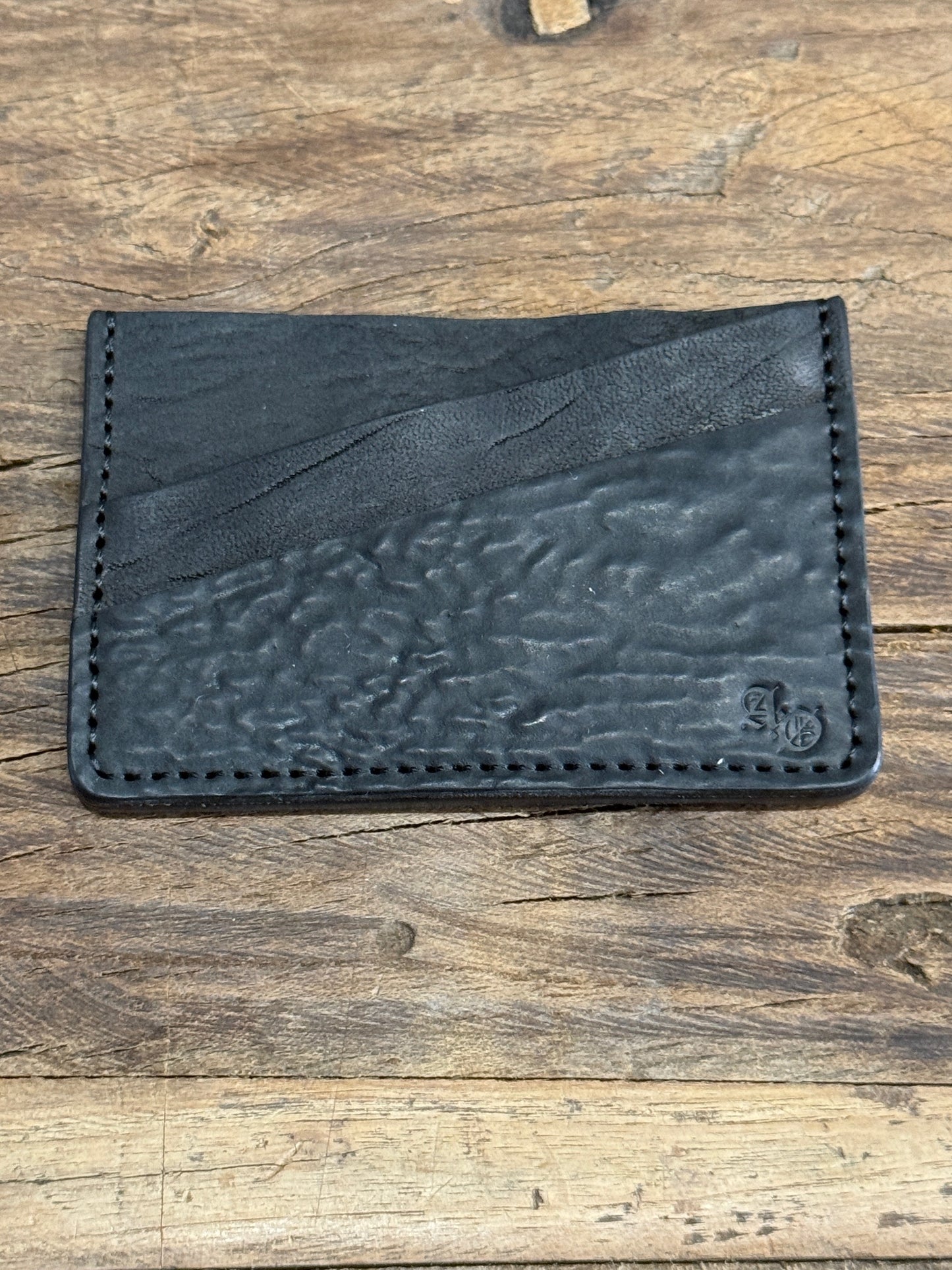 Black Culatta Horse Leather Card Holder