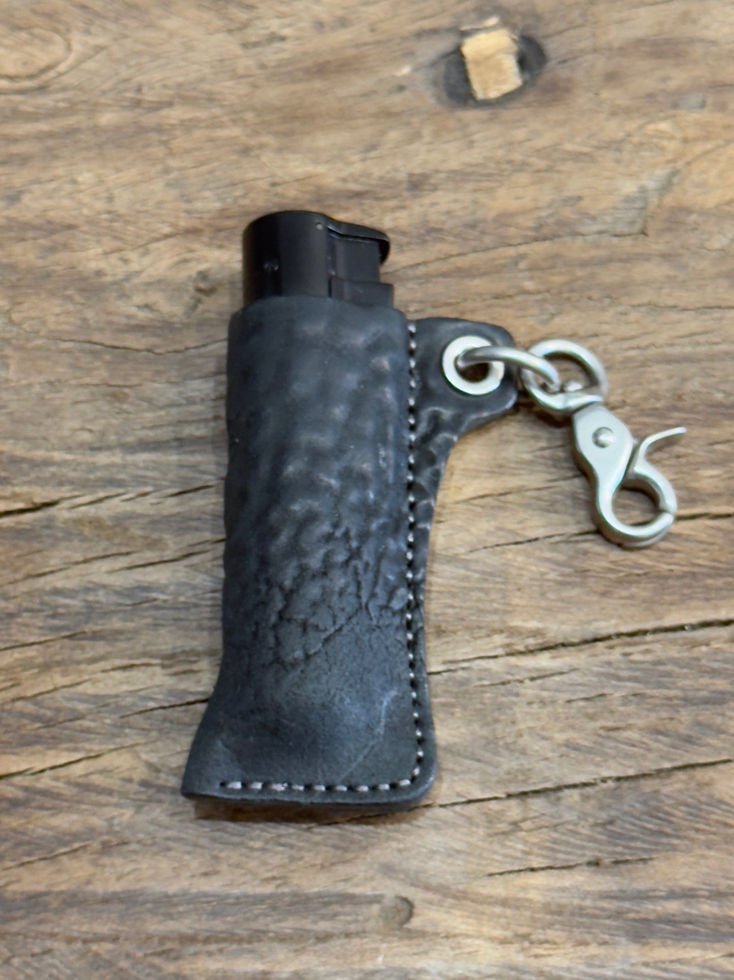 Black Culatta Horse Lighter Case