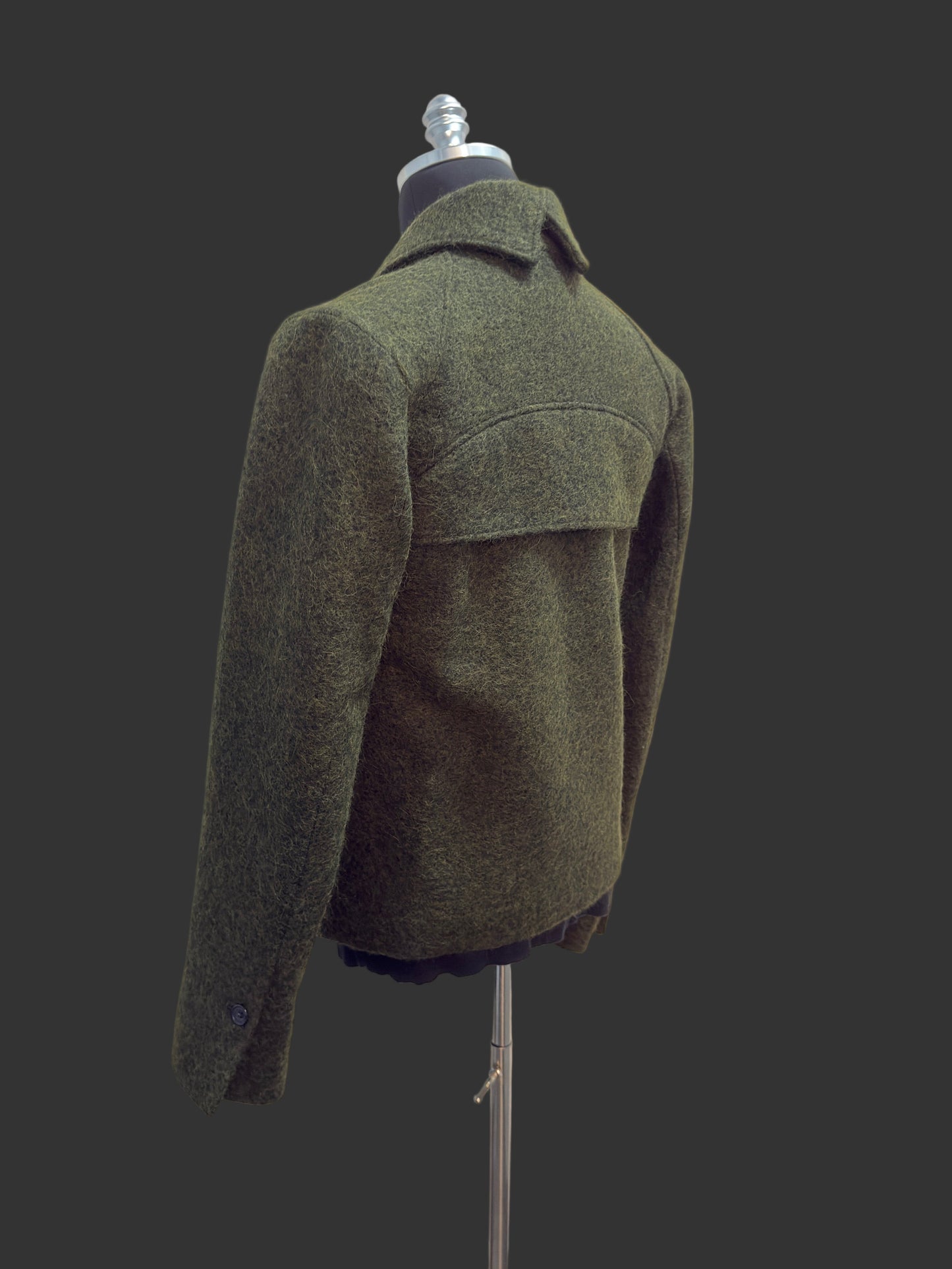 Radiant Green Crossover Cardigan Jacket