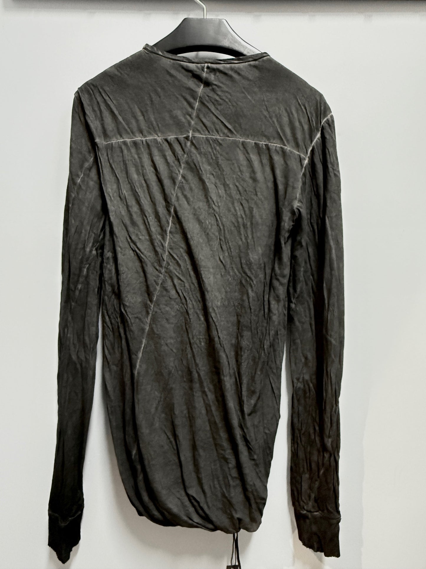 Anthracite Resin Double Layer L/S T-shirt