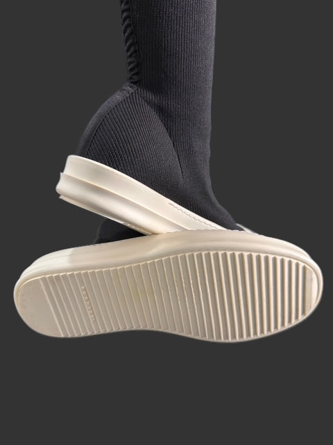 Black Sock Sneaker Boots by DRKSHDW