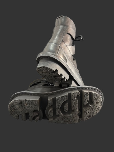 Proof Black Calf Leather Lace up Boots by TRIPPEN