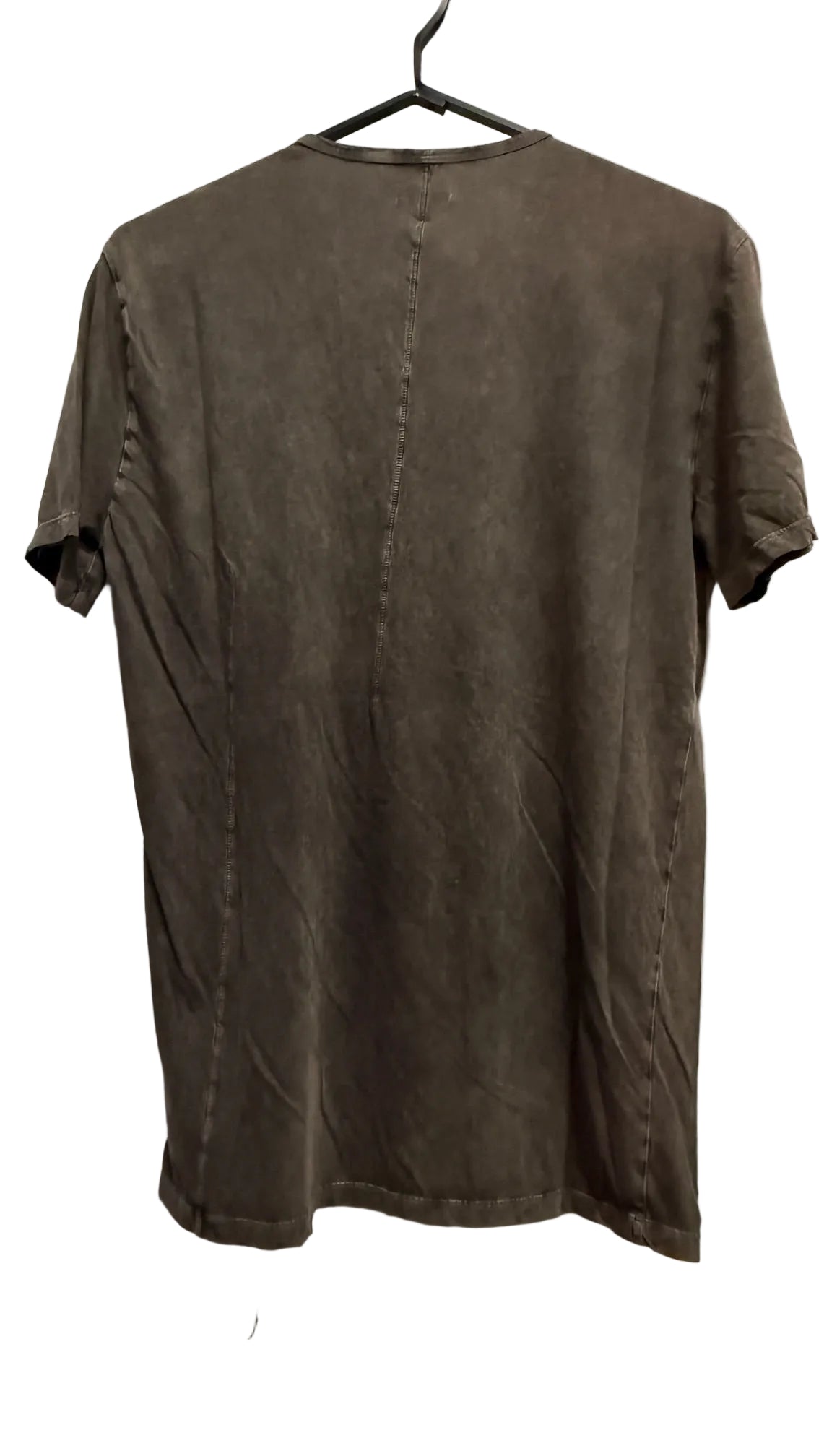 Brown Wash Henley SS T-shirt