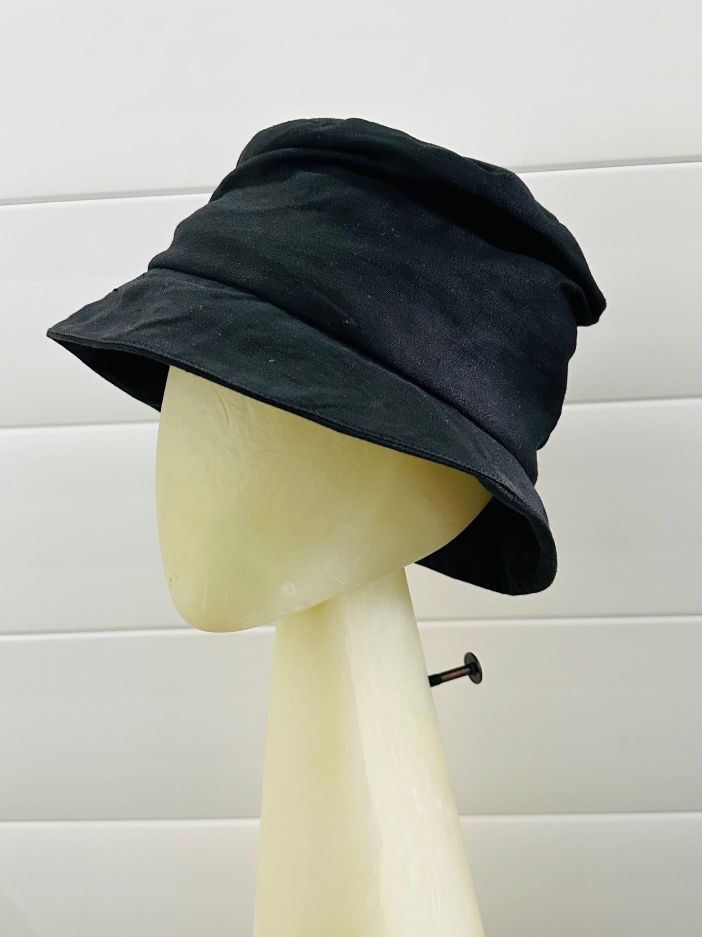 Black Twisted Derby Hat