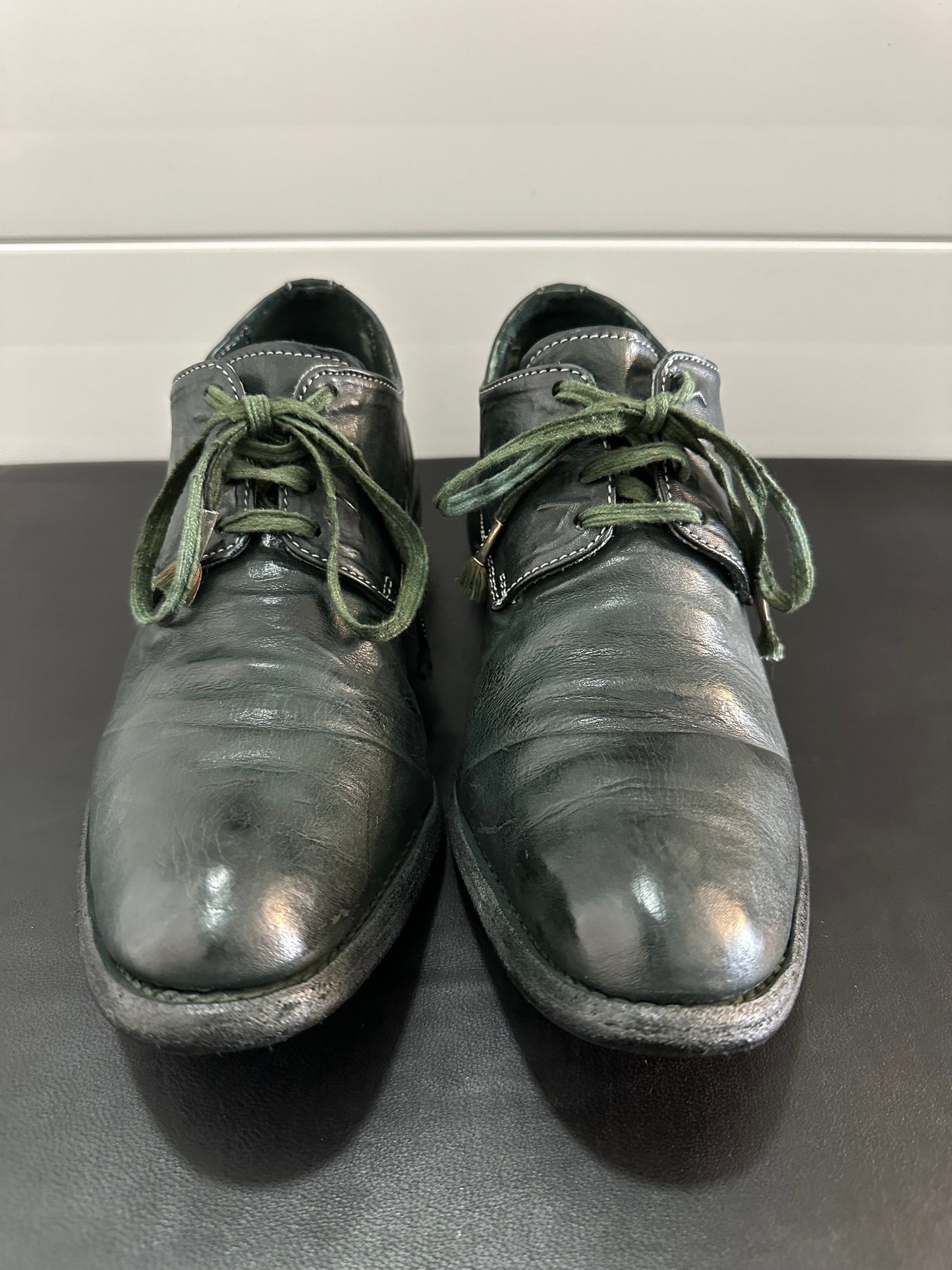 Dark Green Object Dyed Derbies AM2600L ROOMS-PTC12 by Carol Christian Poell