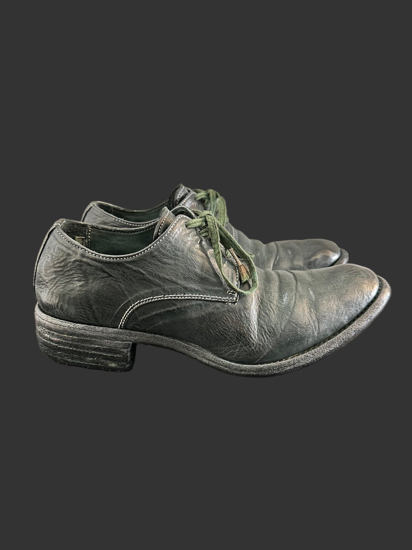 Dark Green Object Dyed Derbies AM2600L ROOMS-PTC12 by Carol Christian Poell