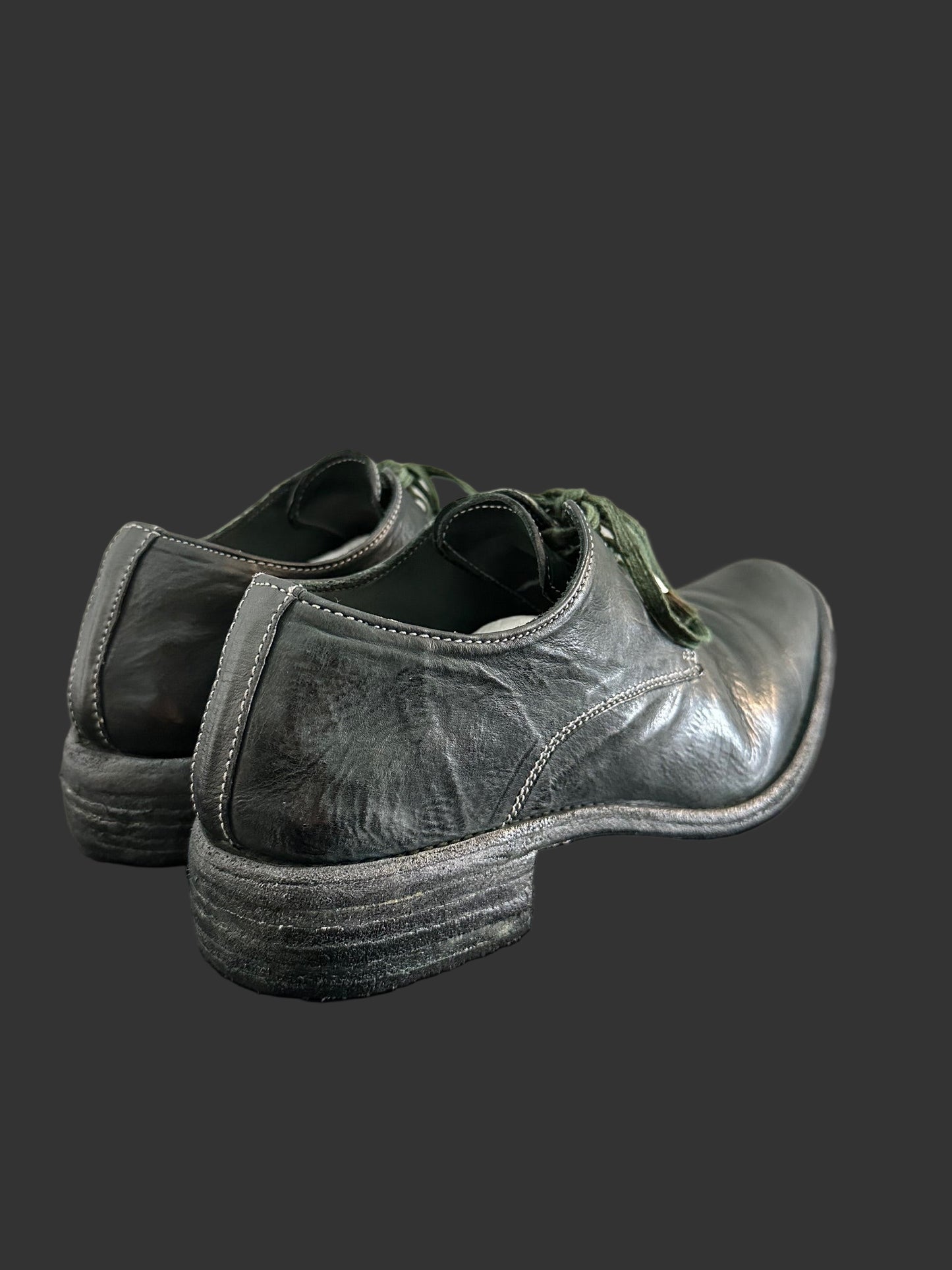 Dark Green Object Dyed Derbies AM2600L ROOMS-PTC12 by Carol Christian Poell