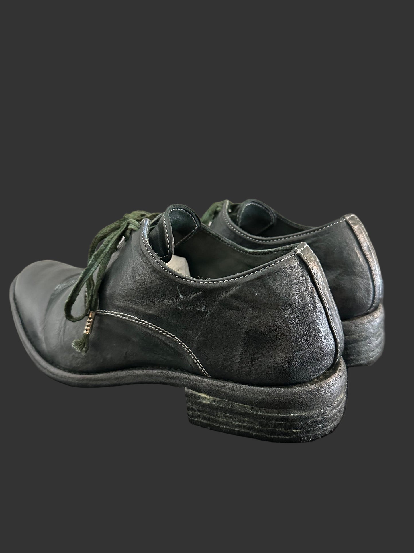 Dark Green Object Dyed Derbies AM2600L ROOMS-PTC12 by Carol Christian Poell