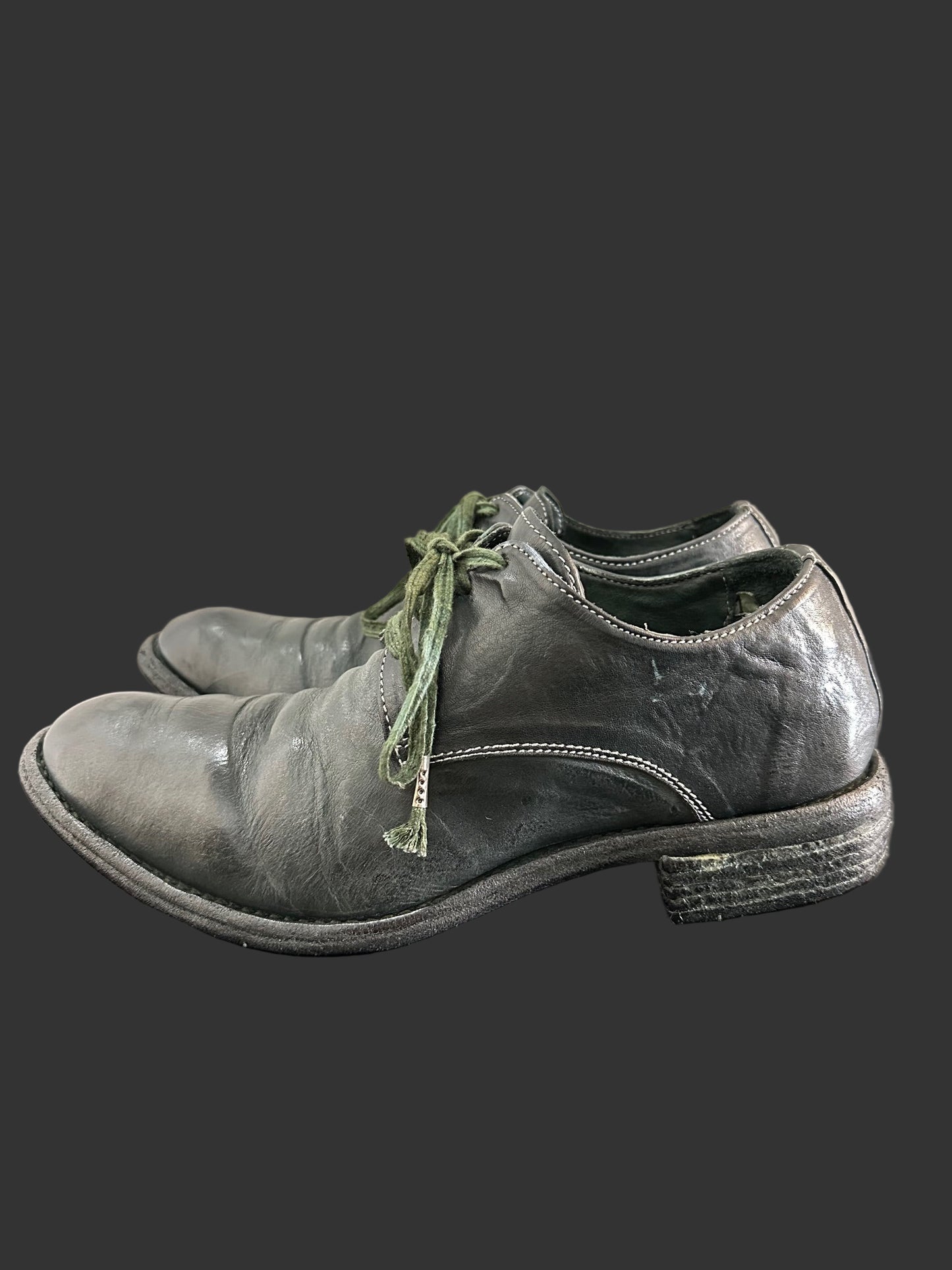 Dark Green Object Dyed Derbies AM2600L ROOMS-PTC12 by Carol Christian Poell