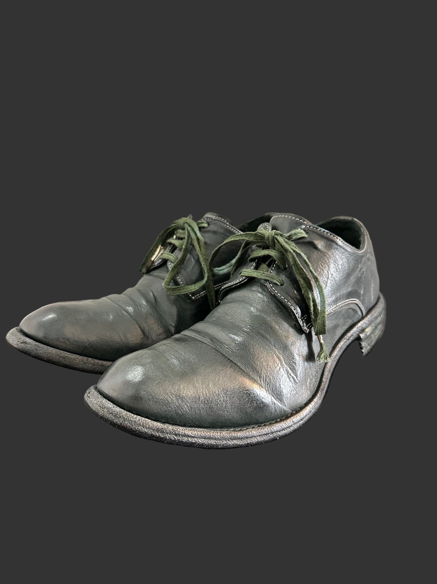 Dark Green Object Dyed Derbies AM2600L ROOMS-PTC12 by Carol Christian Poell