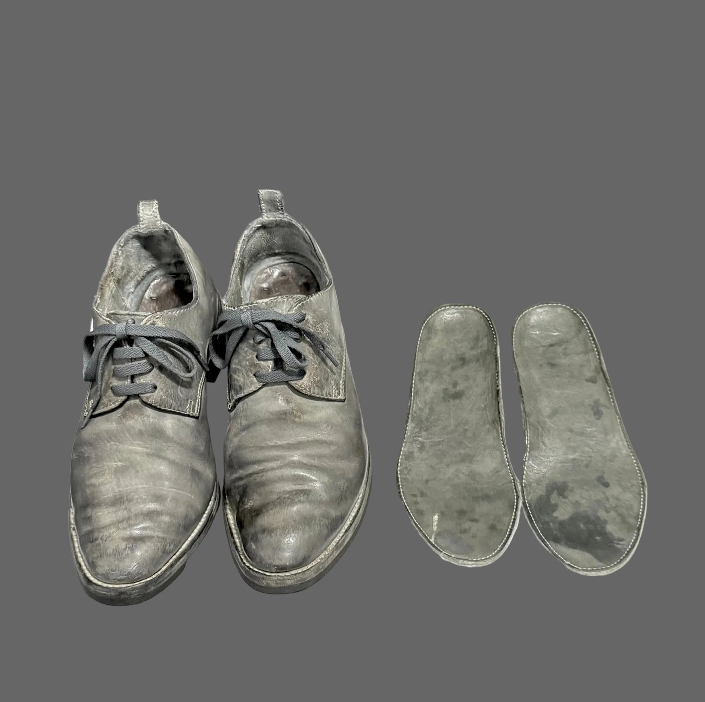 Grey O.D. Unlined Derbies AM/2600 CUL-PTC/08 by Carol Christian Poell