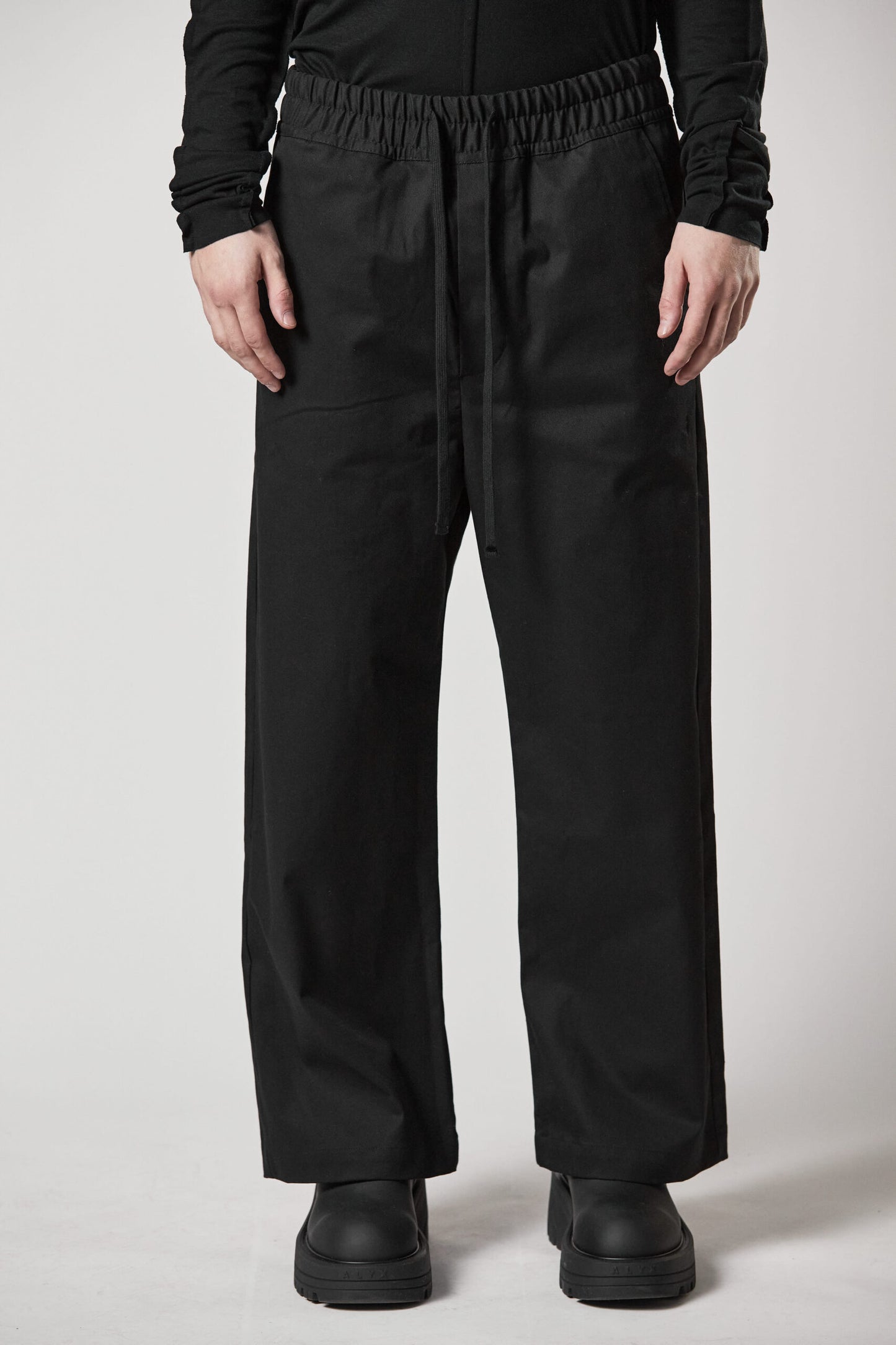 Black Wide Leg Trousers MP 4
