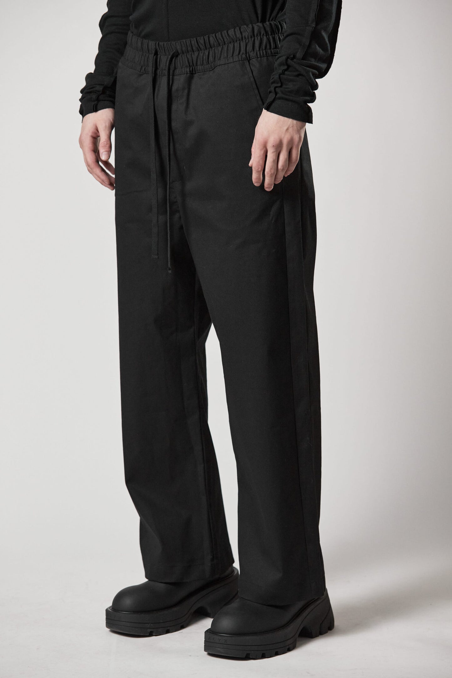 Black Wide Leg Trousers MP 4