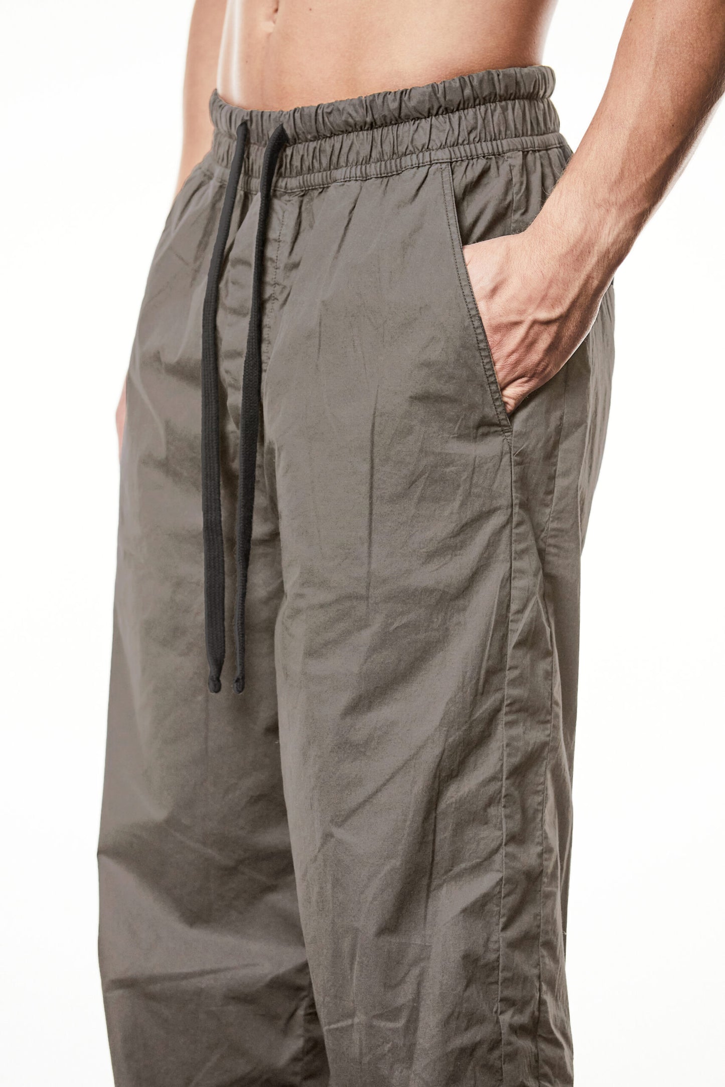 Rock Khaki Cotton Wide Leg Pants MP9