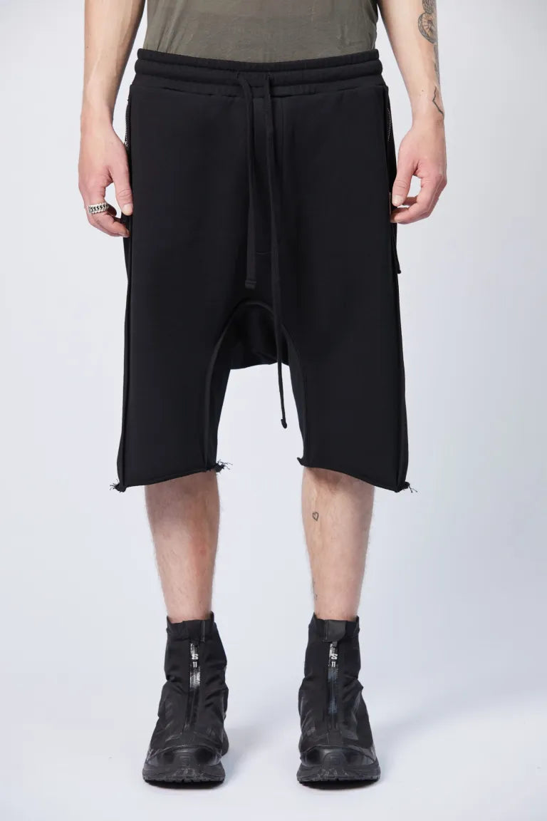 Black Drop Crotch Shorts MST 434 – The Archive Black Drop Crotch Shorts MST 434 – The Archive