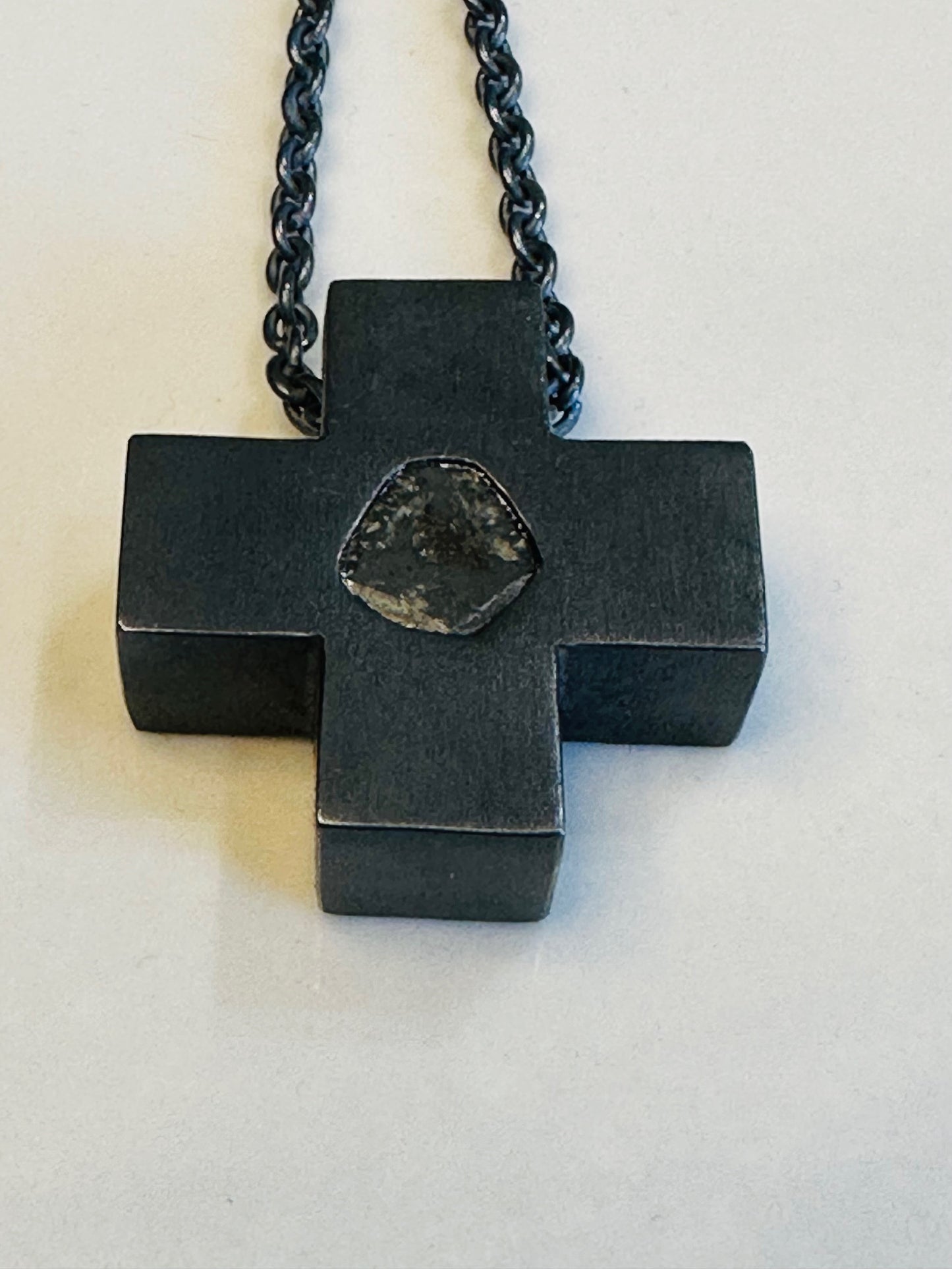 Mini Plus Necklace 0.8 CT Diamond Slab 903-2-KA+DIA