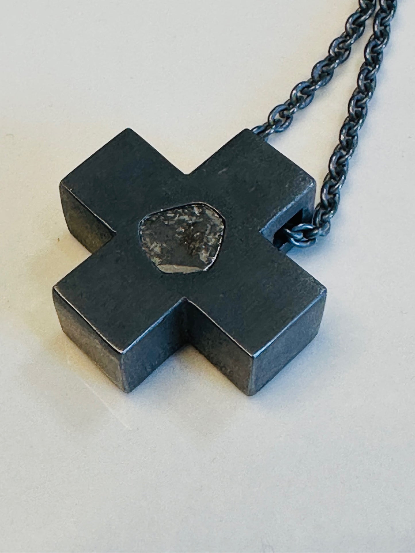 Mini Plus Necklace 0.8 CT Diamond Slab 903-2-KA+DIA