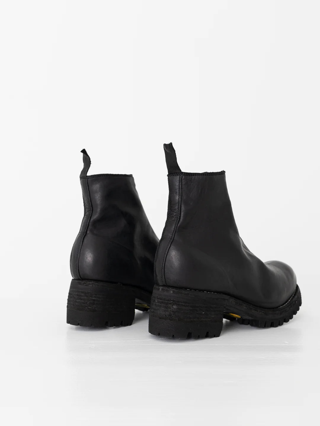 Black Front Zip Boots PL1V