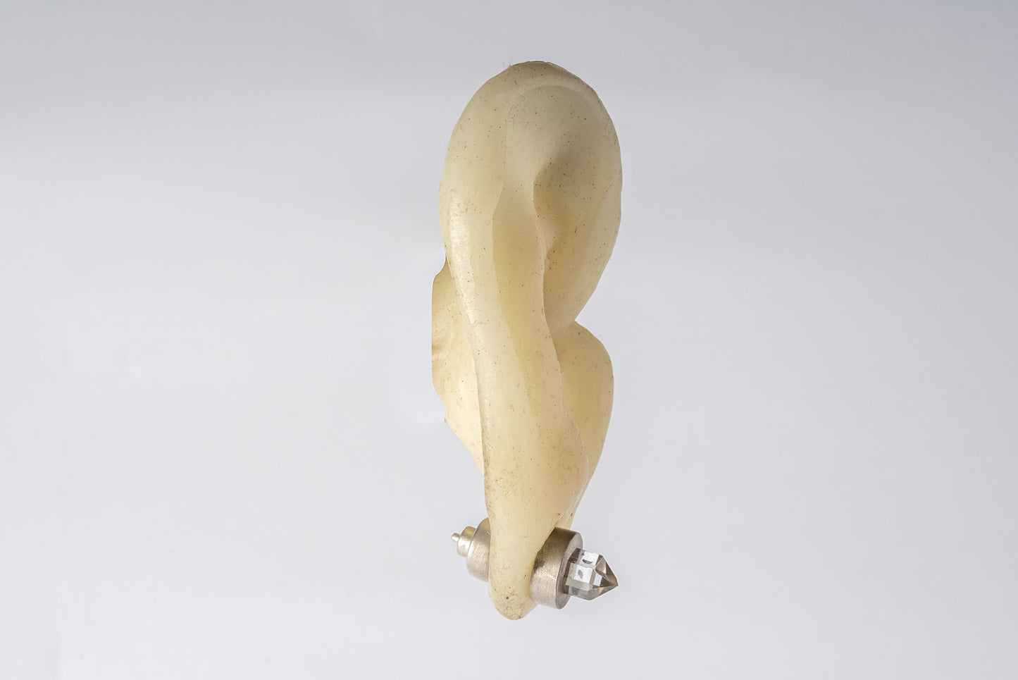 Stud Earring 9mm Herkimer Spike 1235-6-DA+HER