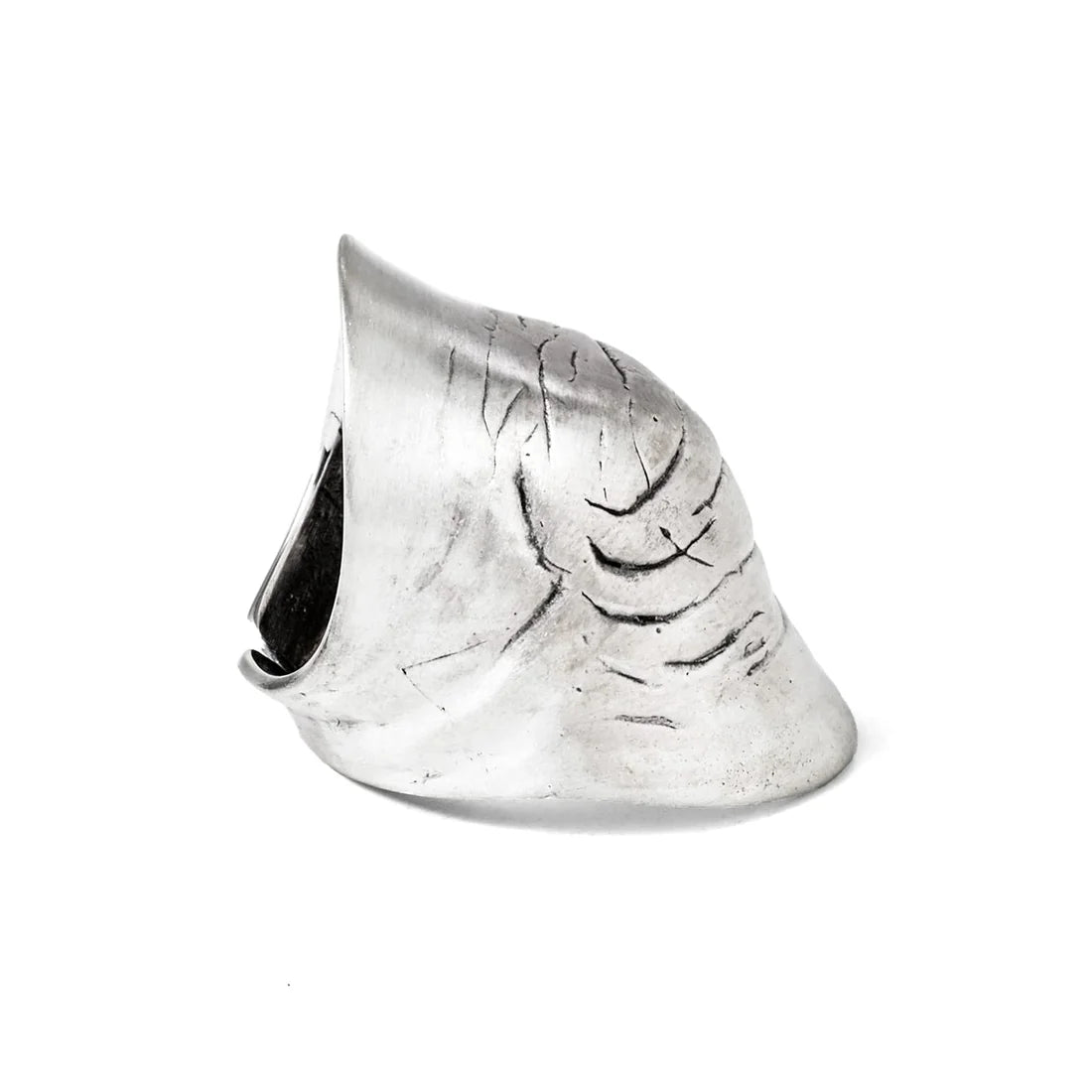 Sterling Silver Wrinkles Knuckle Finger Ring