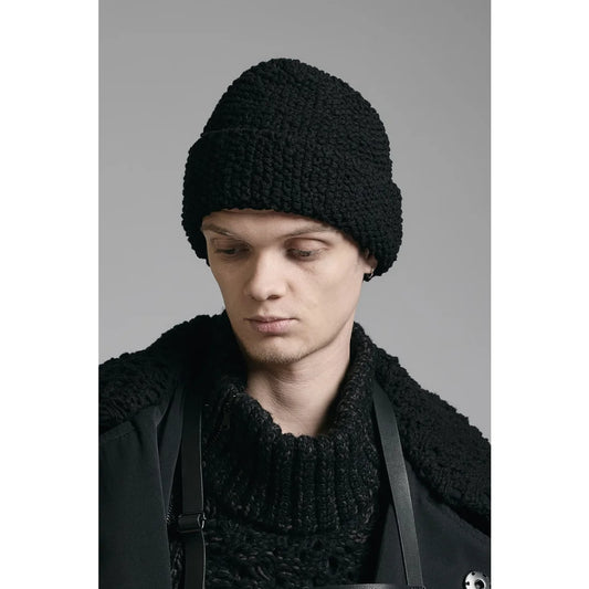 Slub Knit Yarn Beanie
