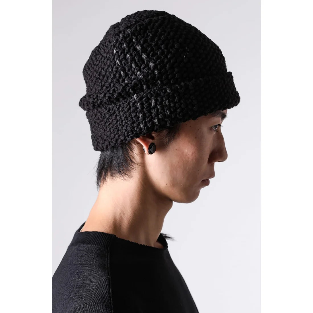 Slub Knit Yarn Beanie