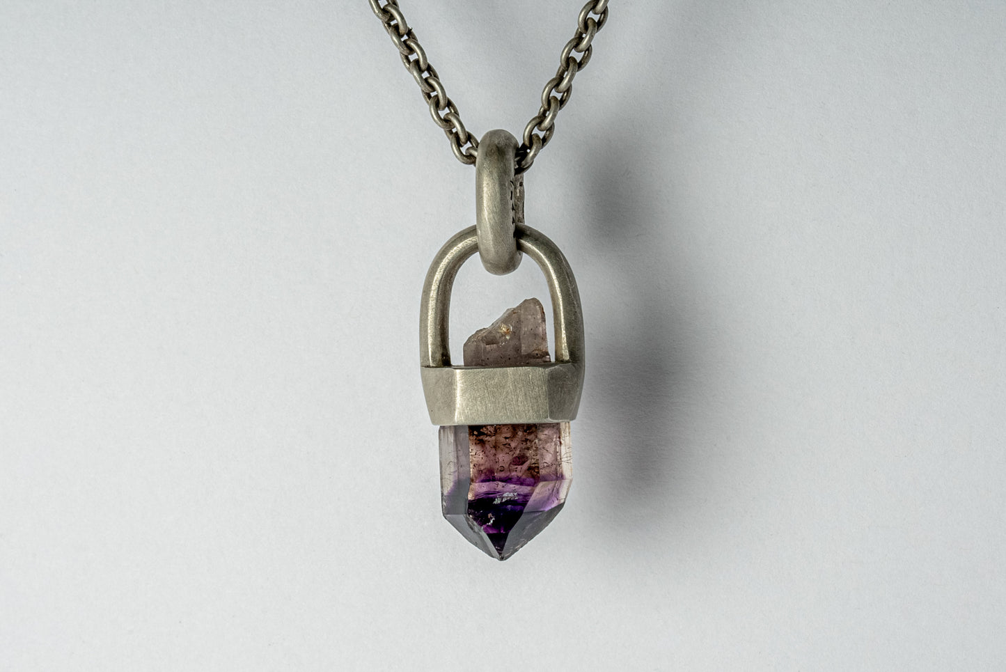 Talisman Necklace Brace-Held Brandberg Amethyst Scepter Quartz Z-449-DA+BAQ