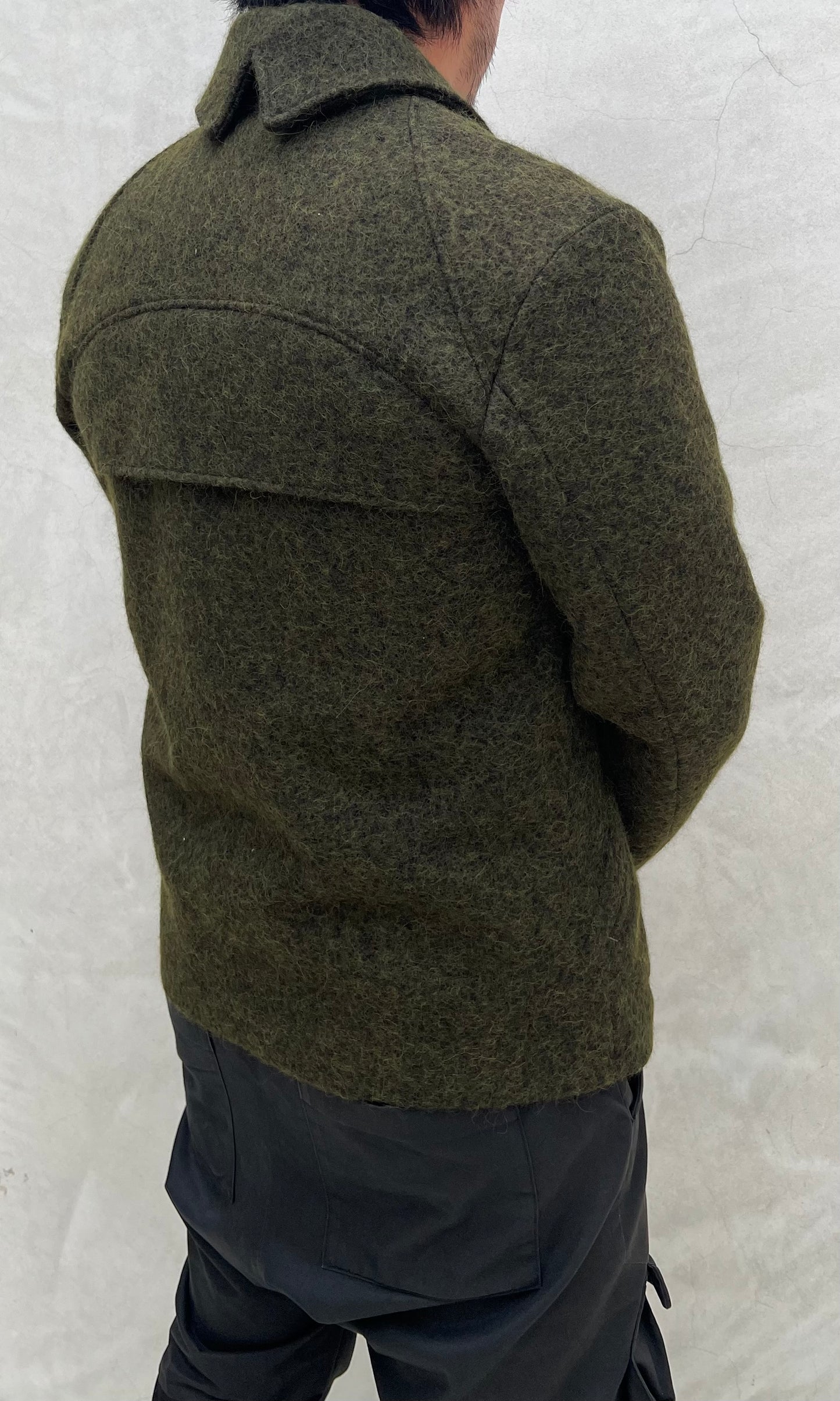 Radiant Green Crossover Cardigan Jacket