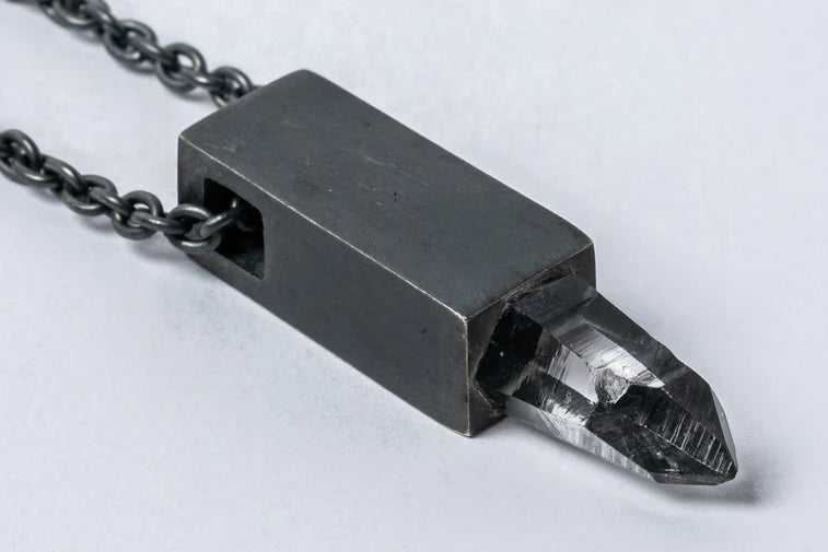 Talisman Cuboid Necklace Topaz Quartz Z-880-KA+TOP