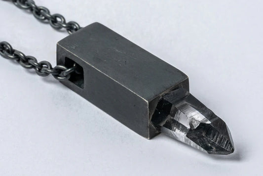 Talisman Cuboid Necklace Topaz Quartz Z-880-KA+TOP