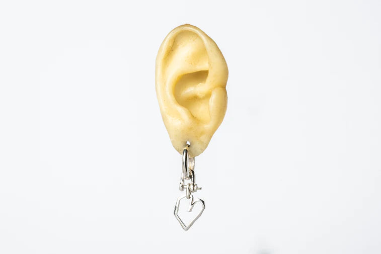 Jazz's Heart Earring Extra Small Z2335-7-PA