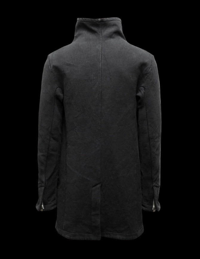 Black Button Down Collar Parka OM/2655-IN KOAT-BW/101 by Carol Christian Poell